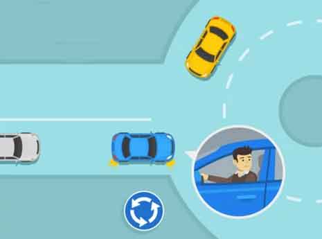 Easy Method Driving School help for Wisconsin DMV Failure to Yield and Right-of-Way course notices