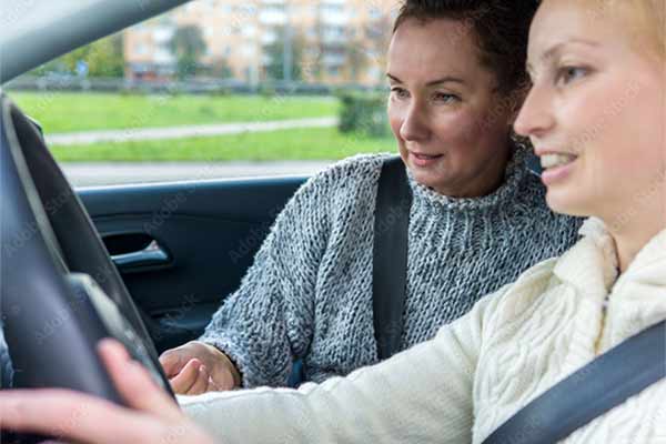 Adult beginner driving lesson with Easy Method Driving School instructor in Milwaukee