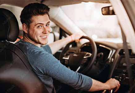 New driver driving alone for the first time